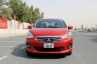 Red Mitsubishi Attrage 2019 for rent in Dubai 5